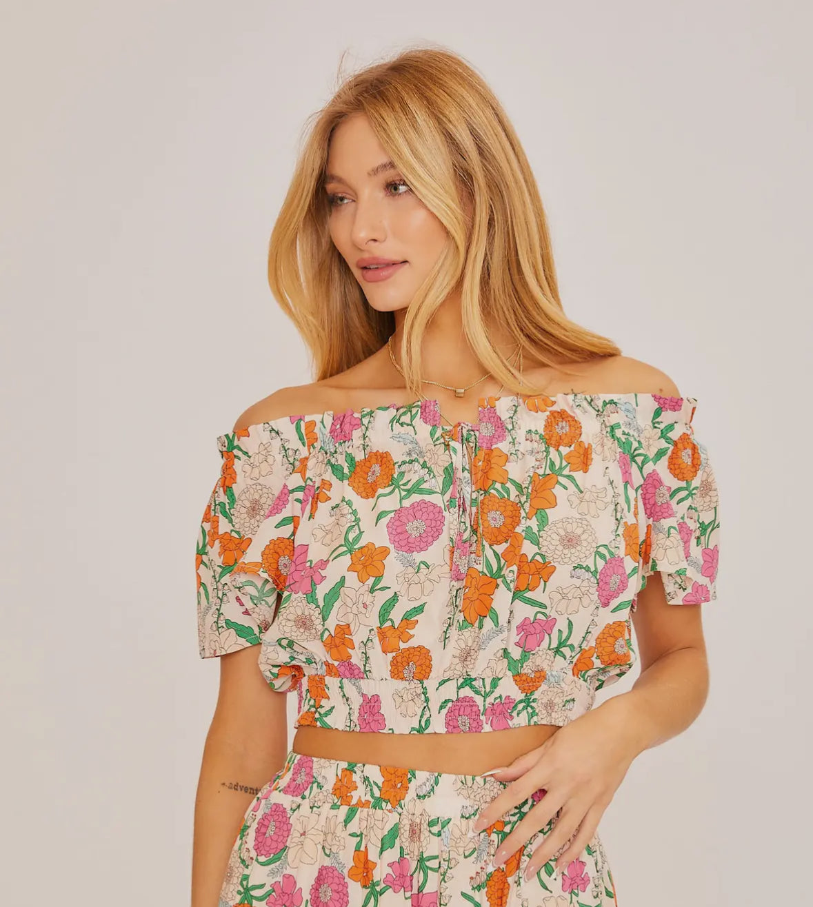 Floral Crop Top- FINAL SALE