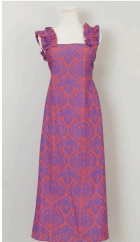 Electric Orchid Midi Dress- FINAL SALE