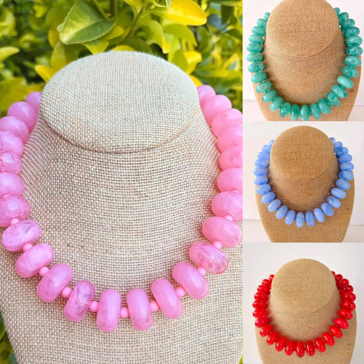 The Rory Rondelle Beaded Necklace