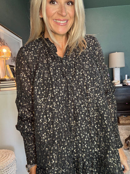 Audrey Ruffle Dress- FINAL SALE