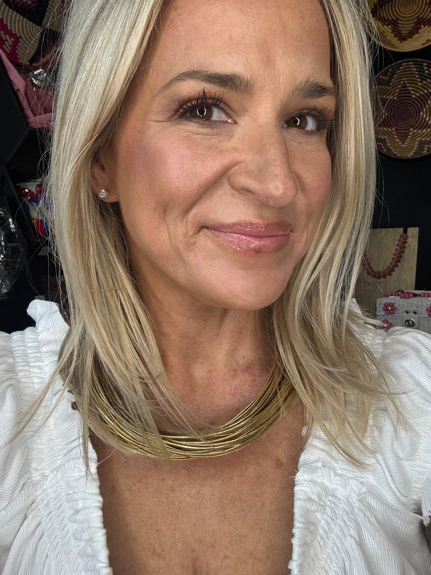 Leather Strand Necklace