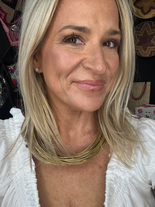 Leather Strand Necklace