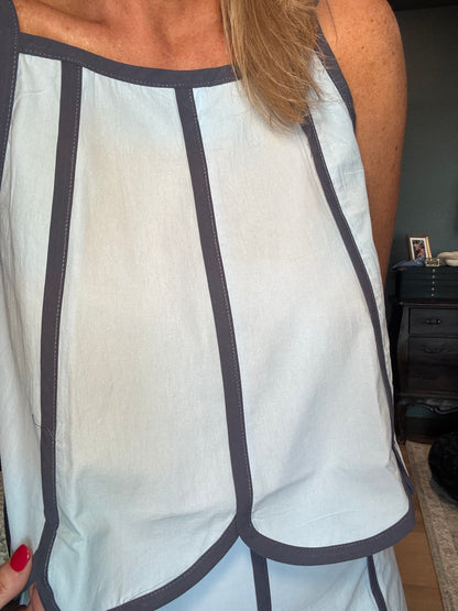 Scalloped Skort