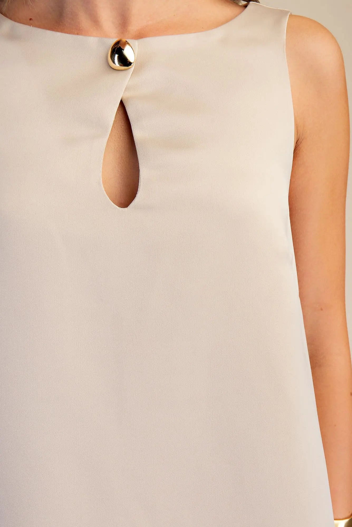 Champagne Mini Dress- FINAL SALE
