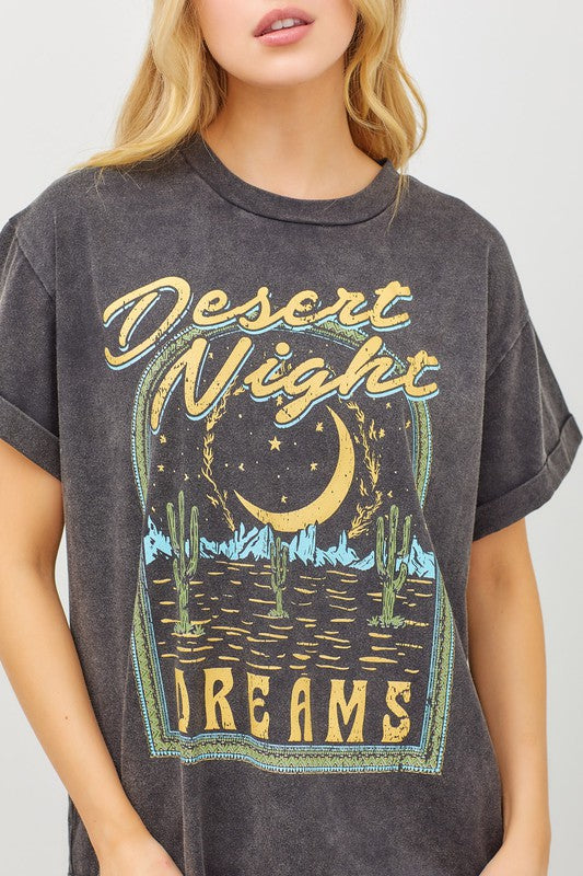 Desert Nights Graphic Top-FINAL SALE