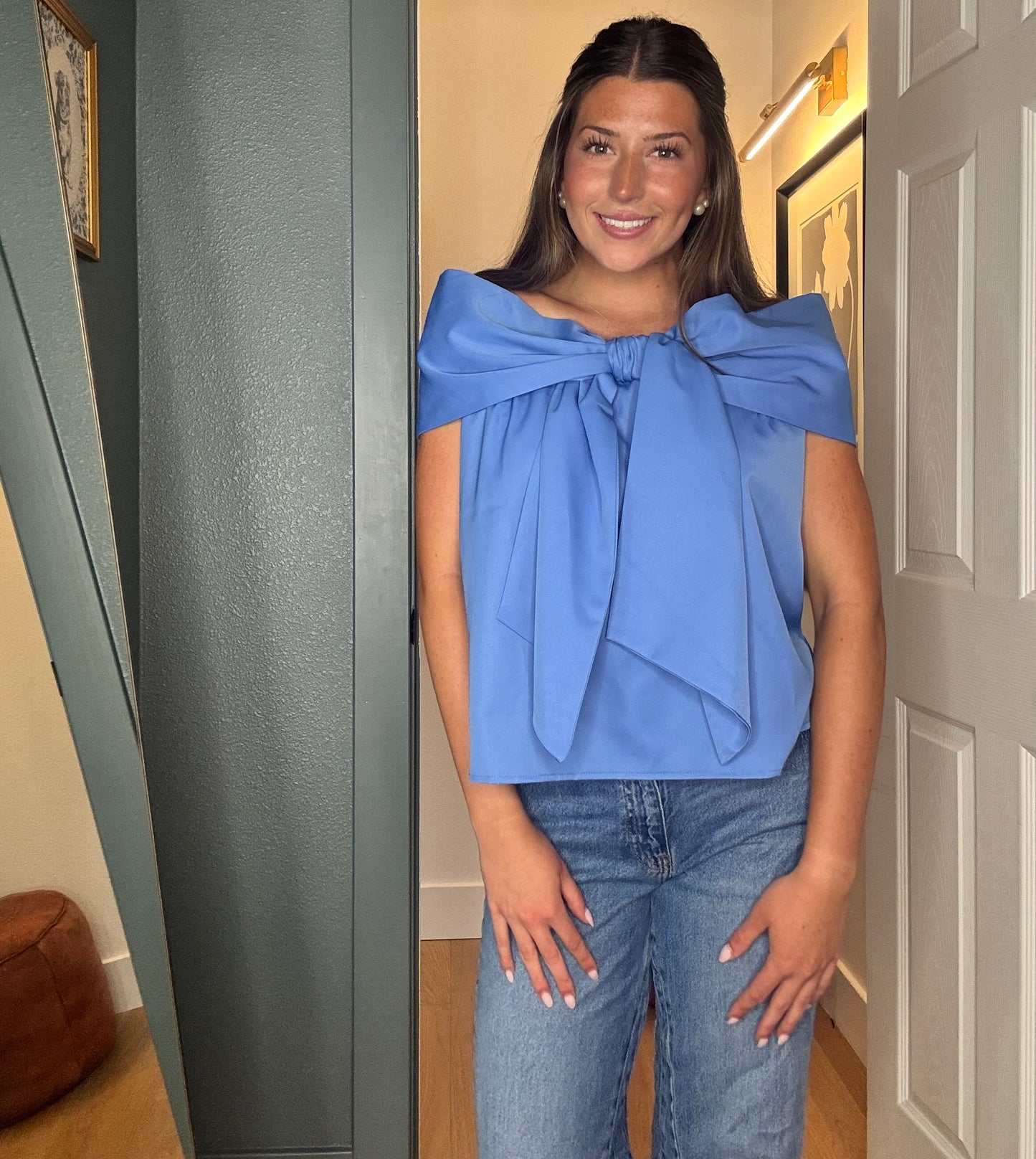 Off The Shoulder Bow Top