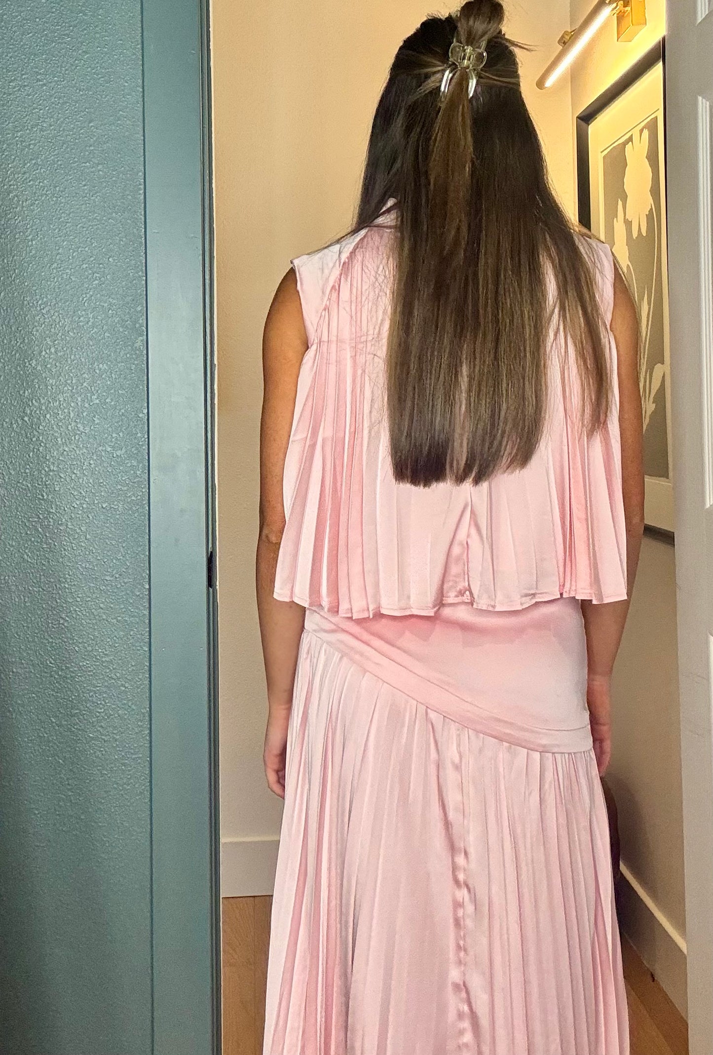 Pleated Petal Top- FINAL SALE