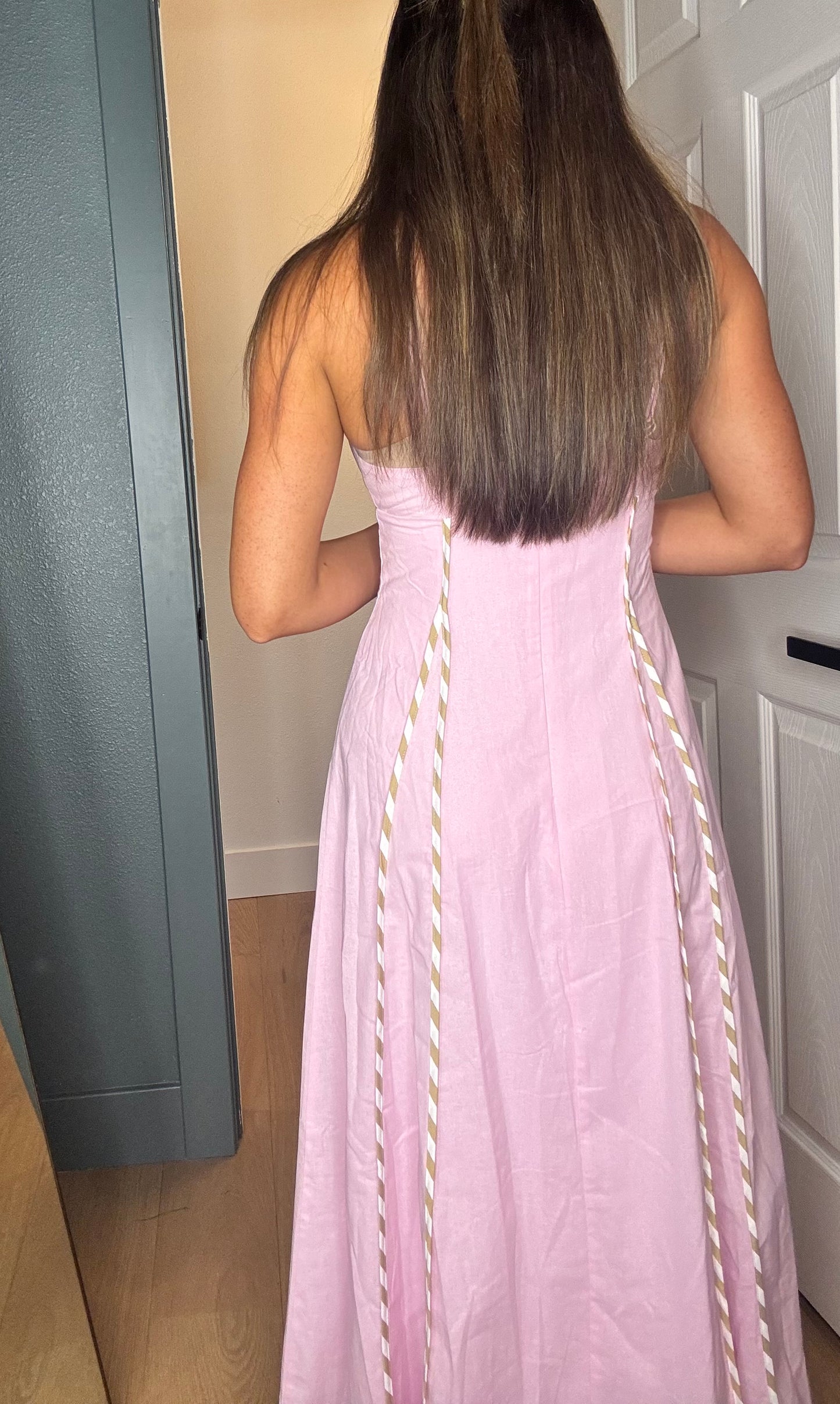 Sonia Striped Midi Dress