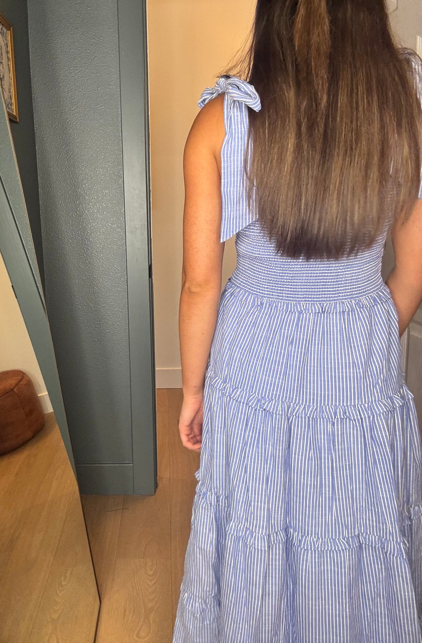 Milano Striped Midi Dress