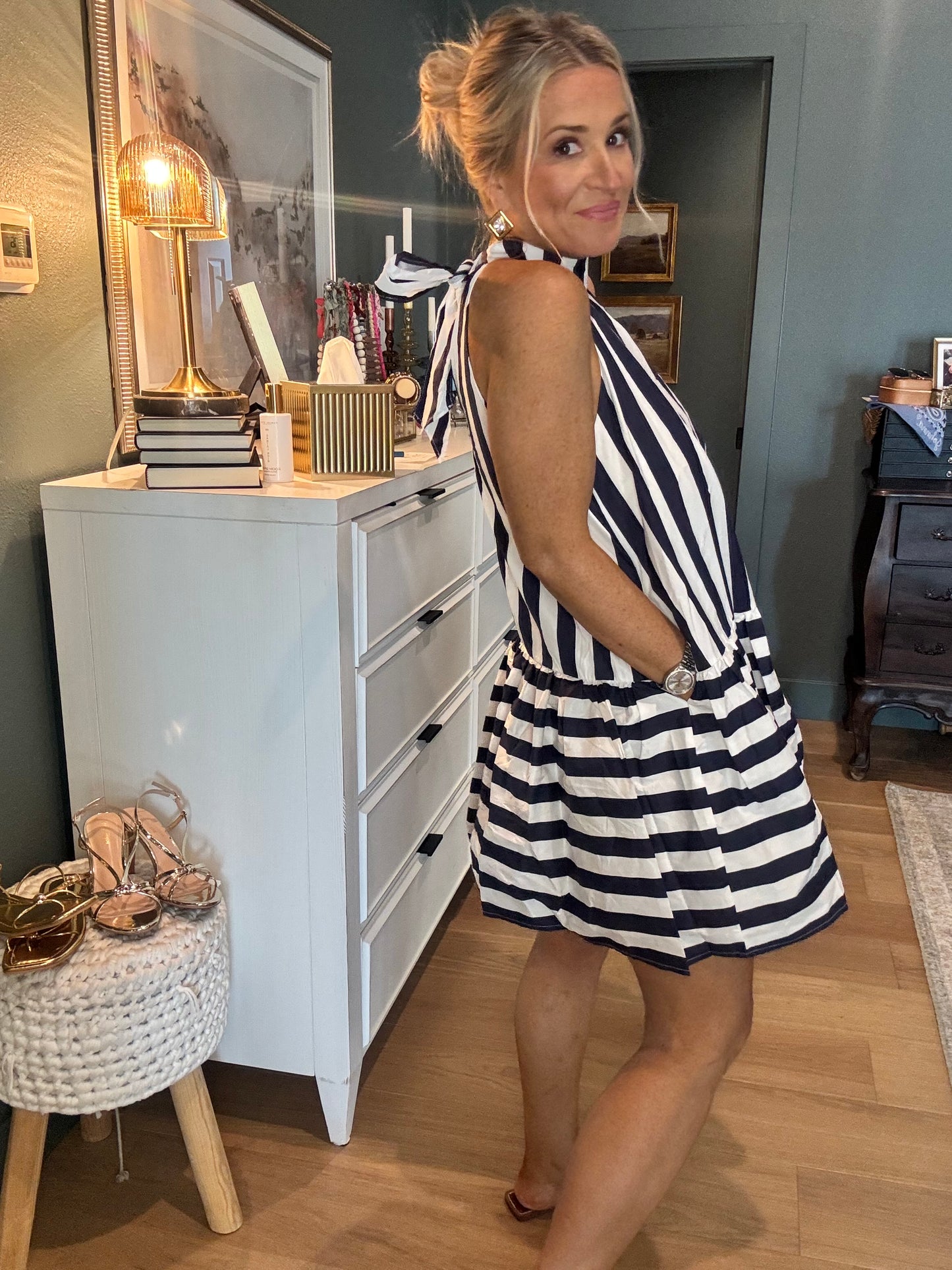 Nautical Mini Dress