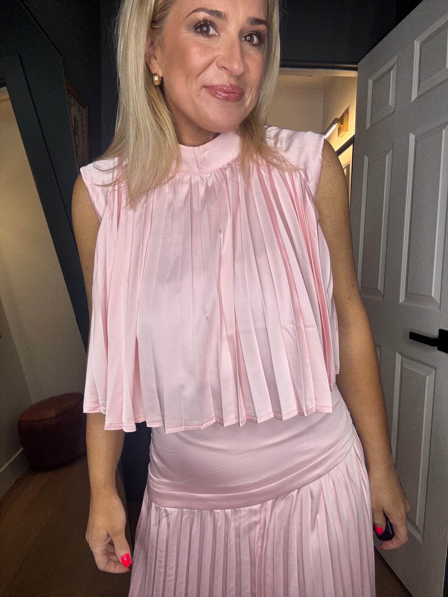 Pleated Petal Top- FINAL SALE