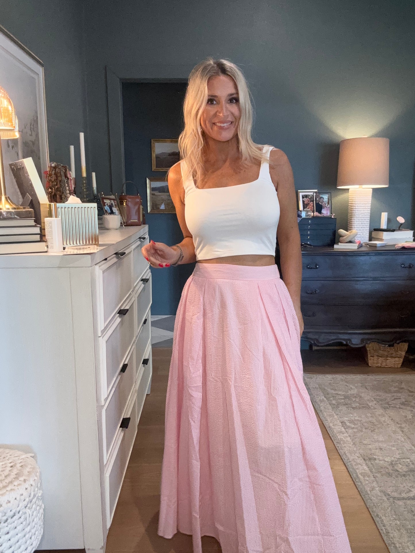 Candy Stripe Midi Set
