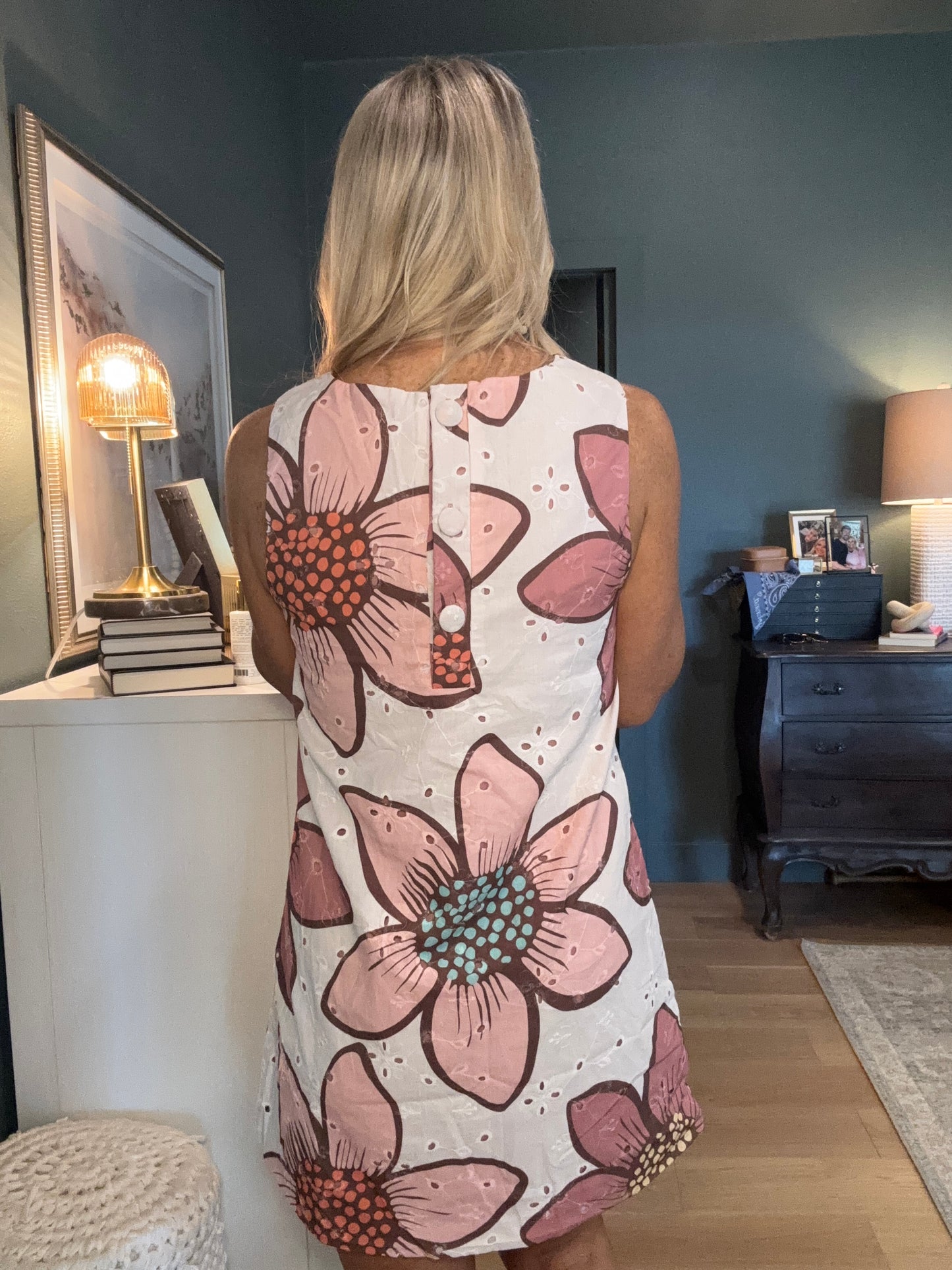 Petal & Poise Mini Dress