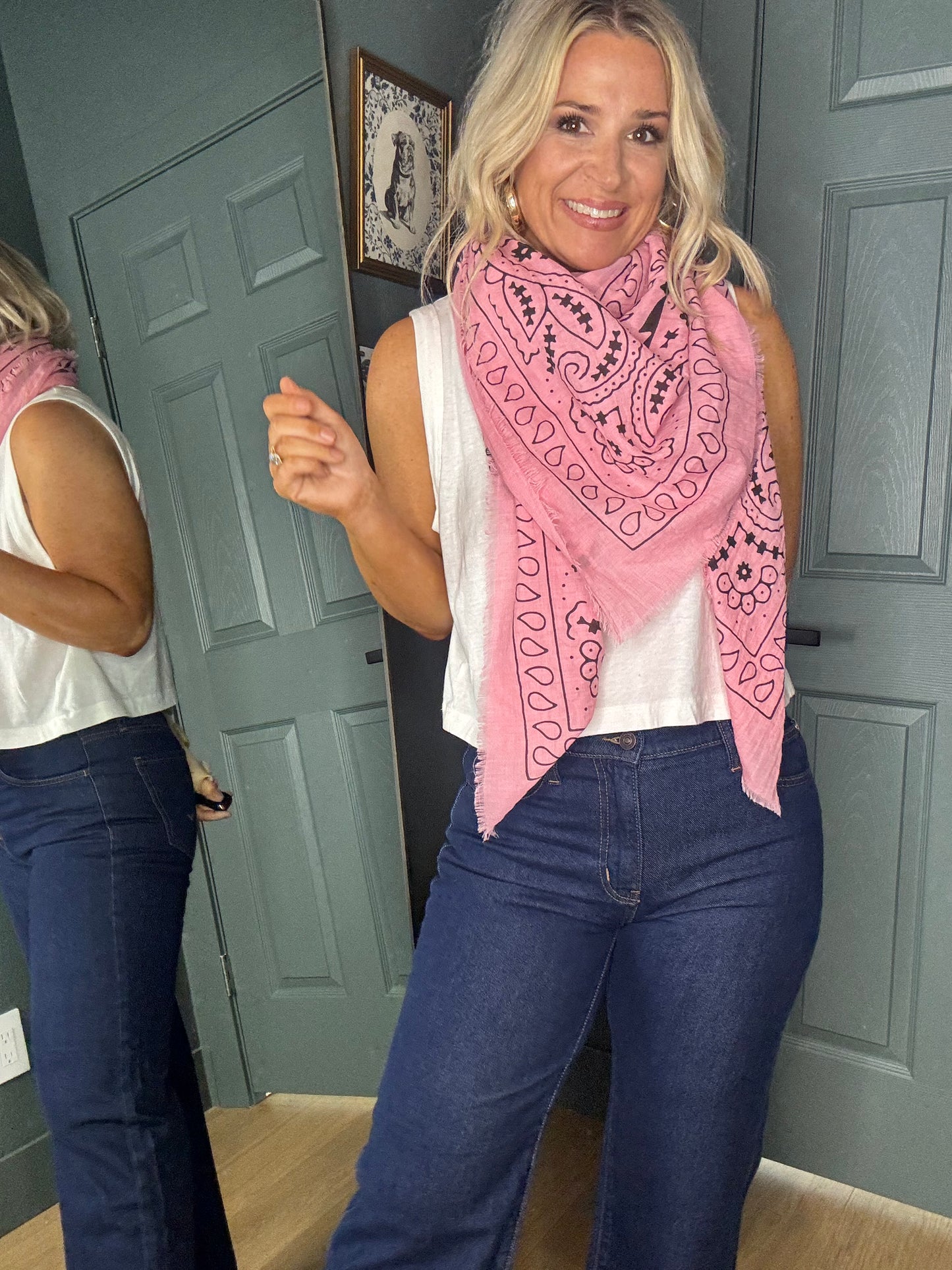 Oversized Blanket Scarf- Cotton