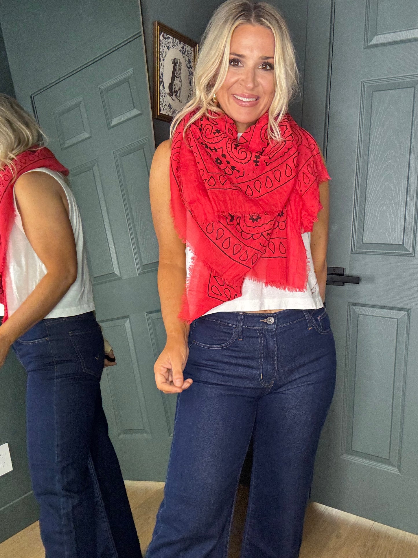 Oversized Blanket Scarf- Cotton