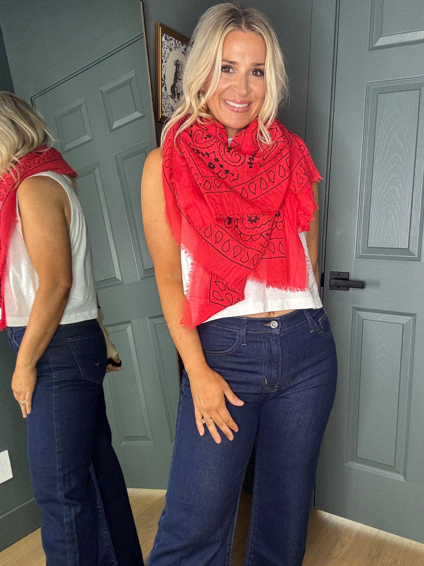 Oversized Blanket Scarf- Cotton