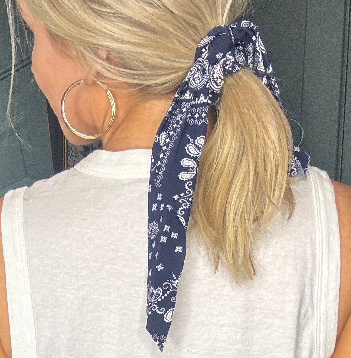 Bandana Scrunchie