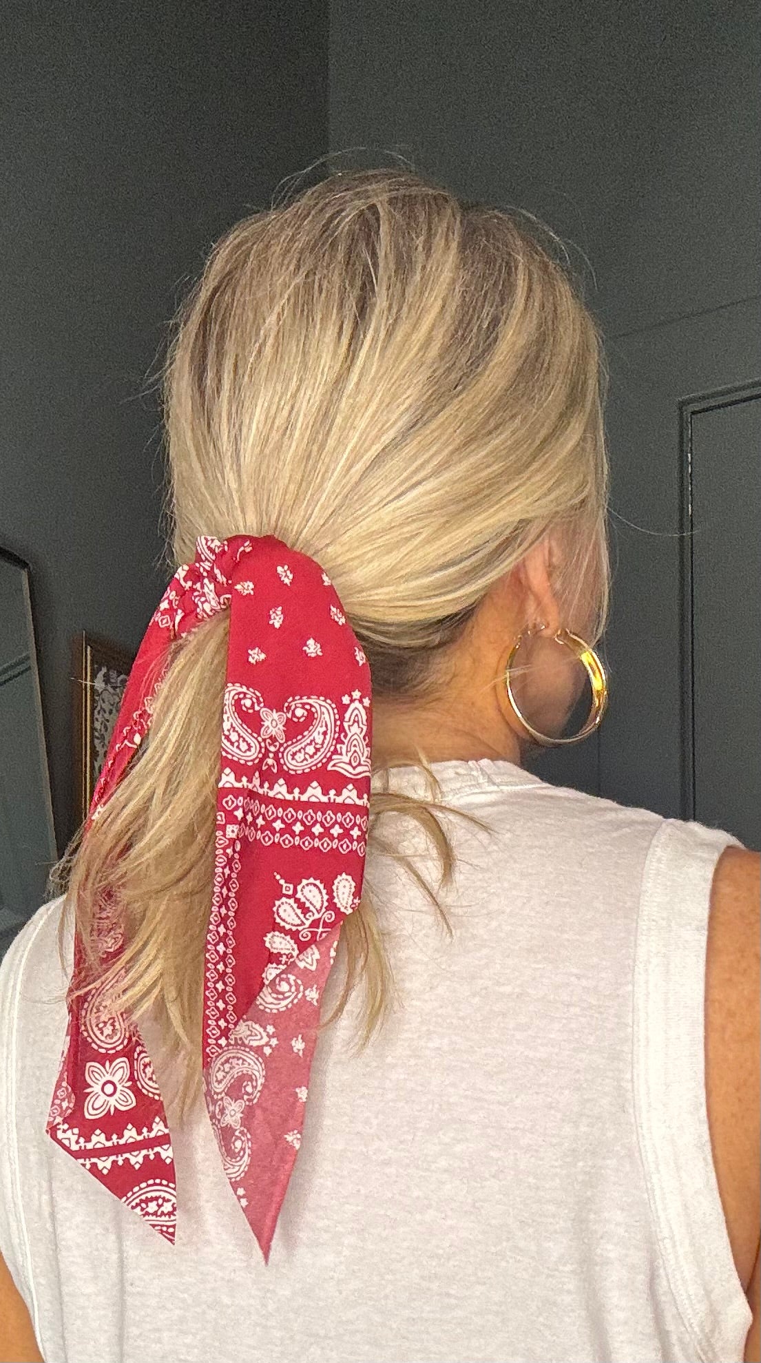Bandana Scrunchie