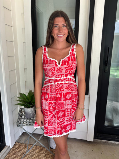 Dotted and Detail Dress-FINAL SALE