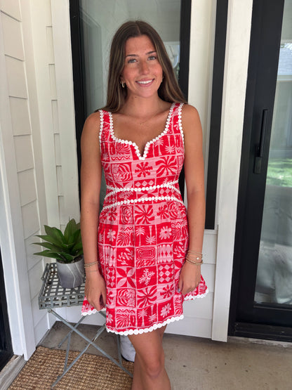 Dotted and Detail Dress-FINAL SALE