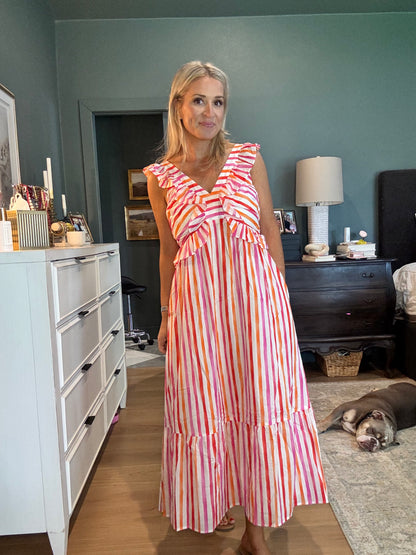 Sorbet Midi Dress-FINAL SALE