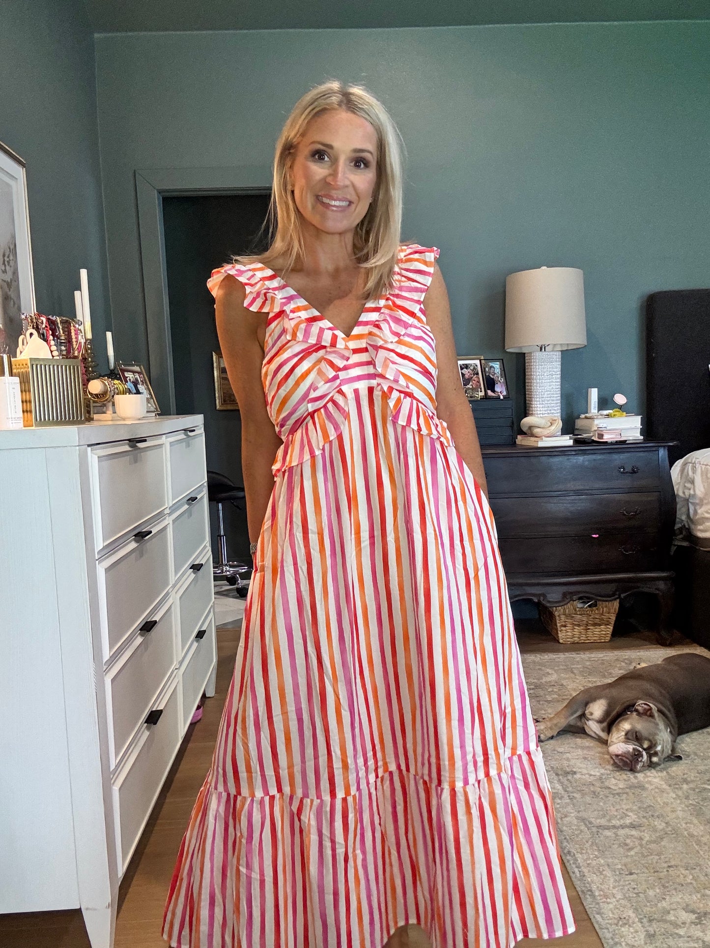 Sorbet Midi Dress-FINAL SALE