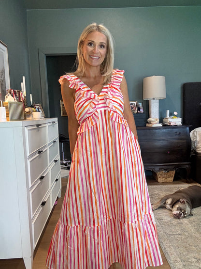 Sorbet Midi Dress-FINAL SALE