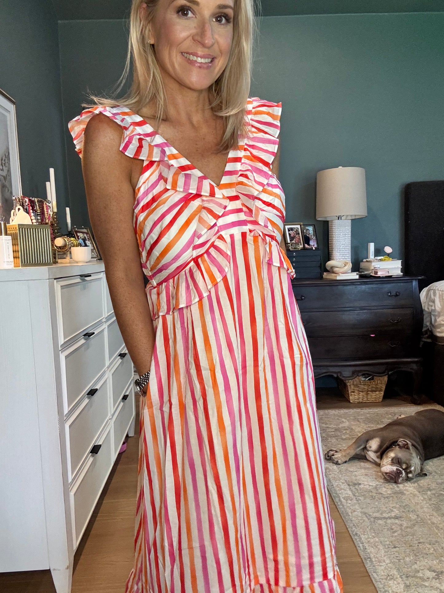 Sorbet Midi Dress-FINAL SALE