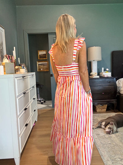 Sorbet Midi Dress-FINAL SALE