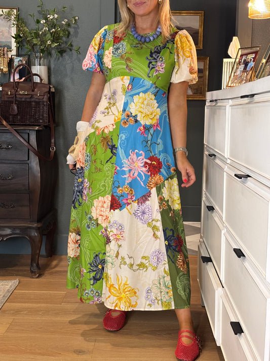 PRE-ORDER Puff Sleeve Midi Dress