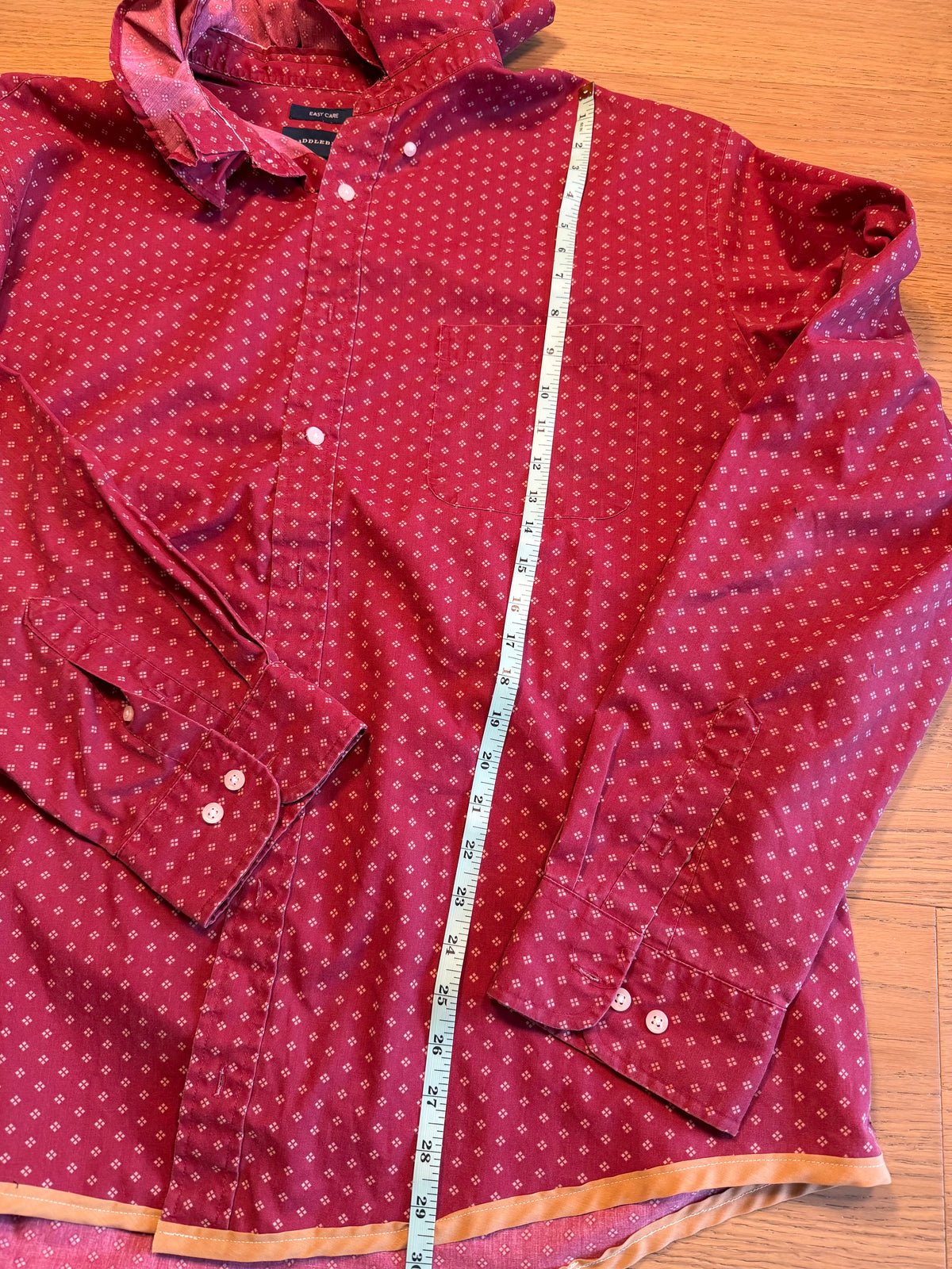 Faded Red Ruffle- 2XL