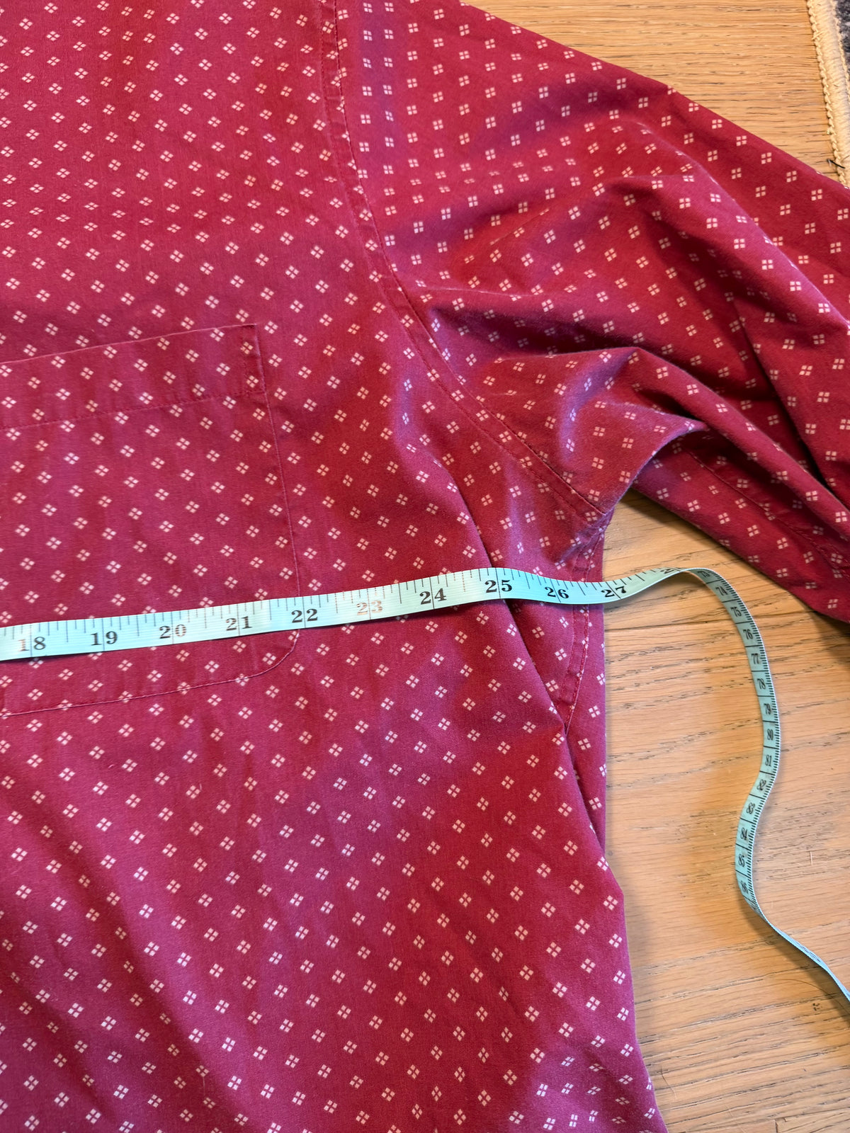 Faded Red Ruffle- 2XL