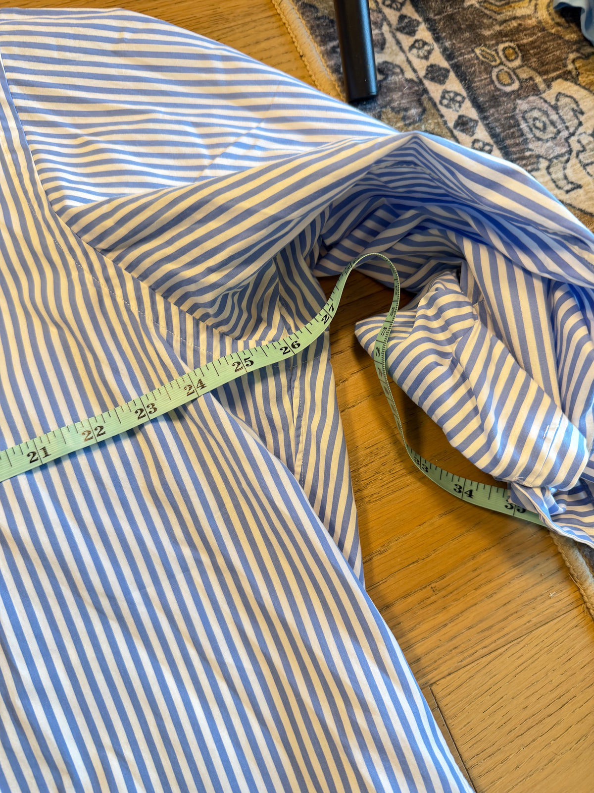 Striped Polo Ruffle- XL