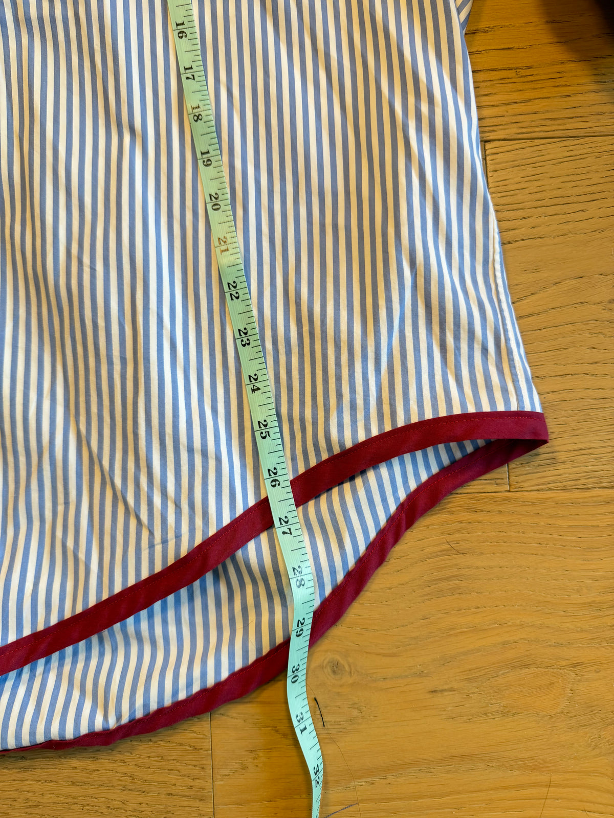 Striped Polo Ruffle- XL