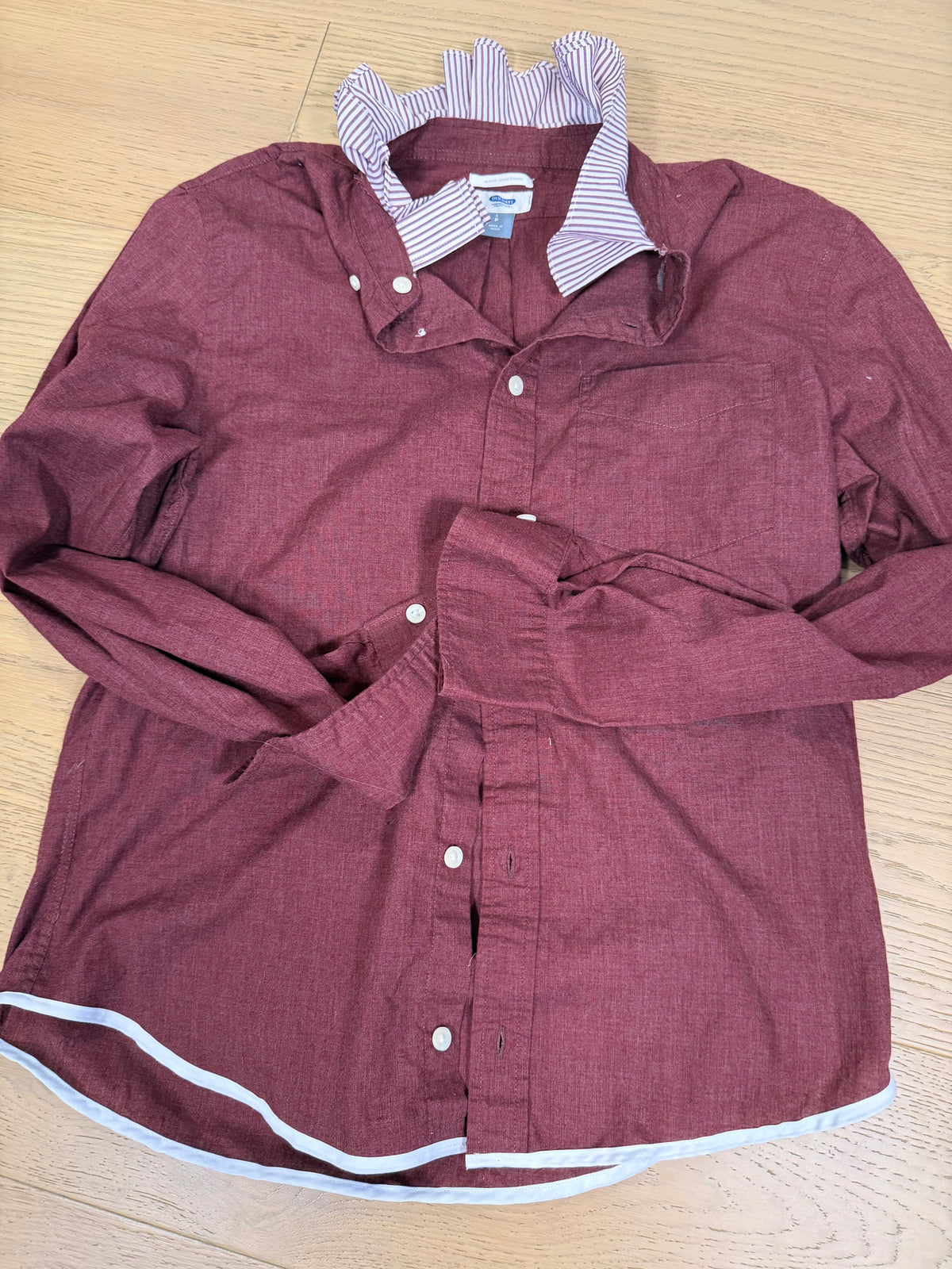 Burgundy Ruffle-S