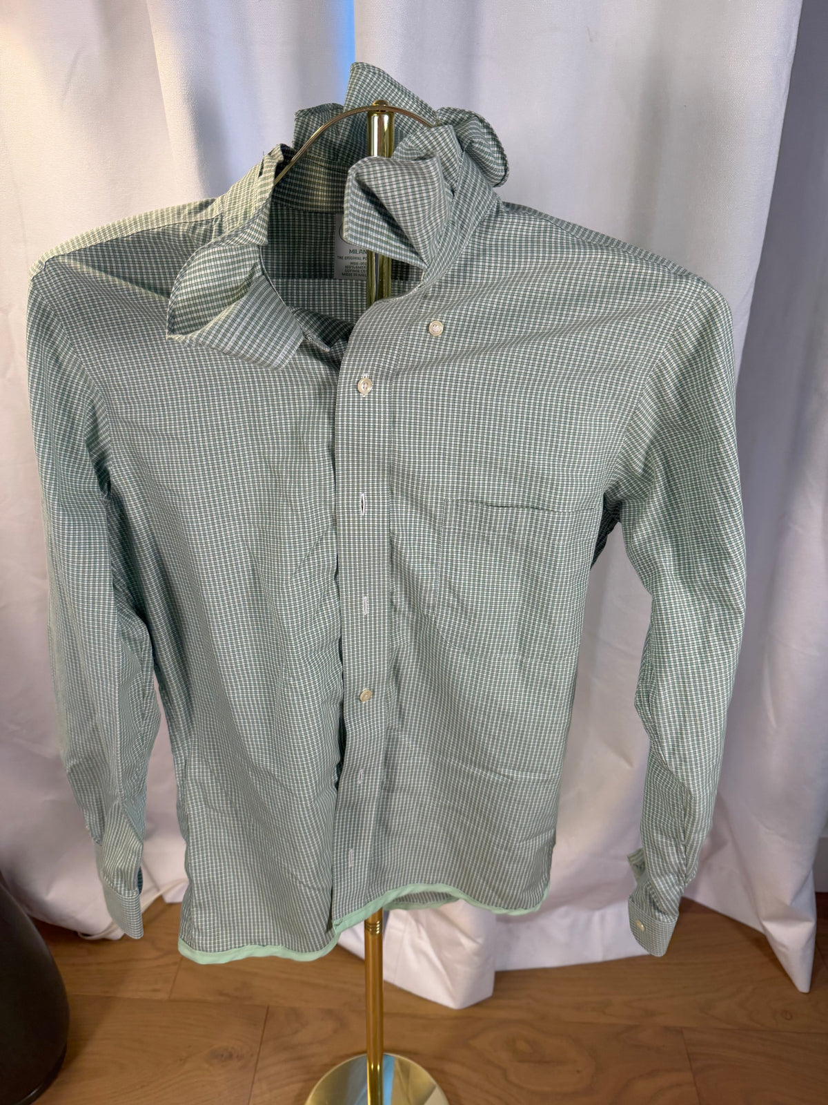 Green Brooks Brothers Ruffle-XS/S