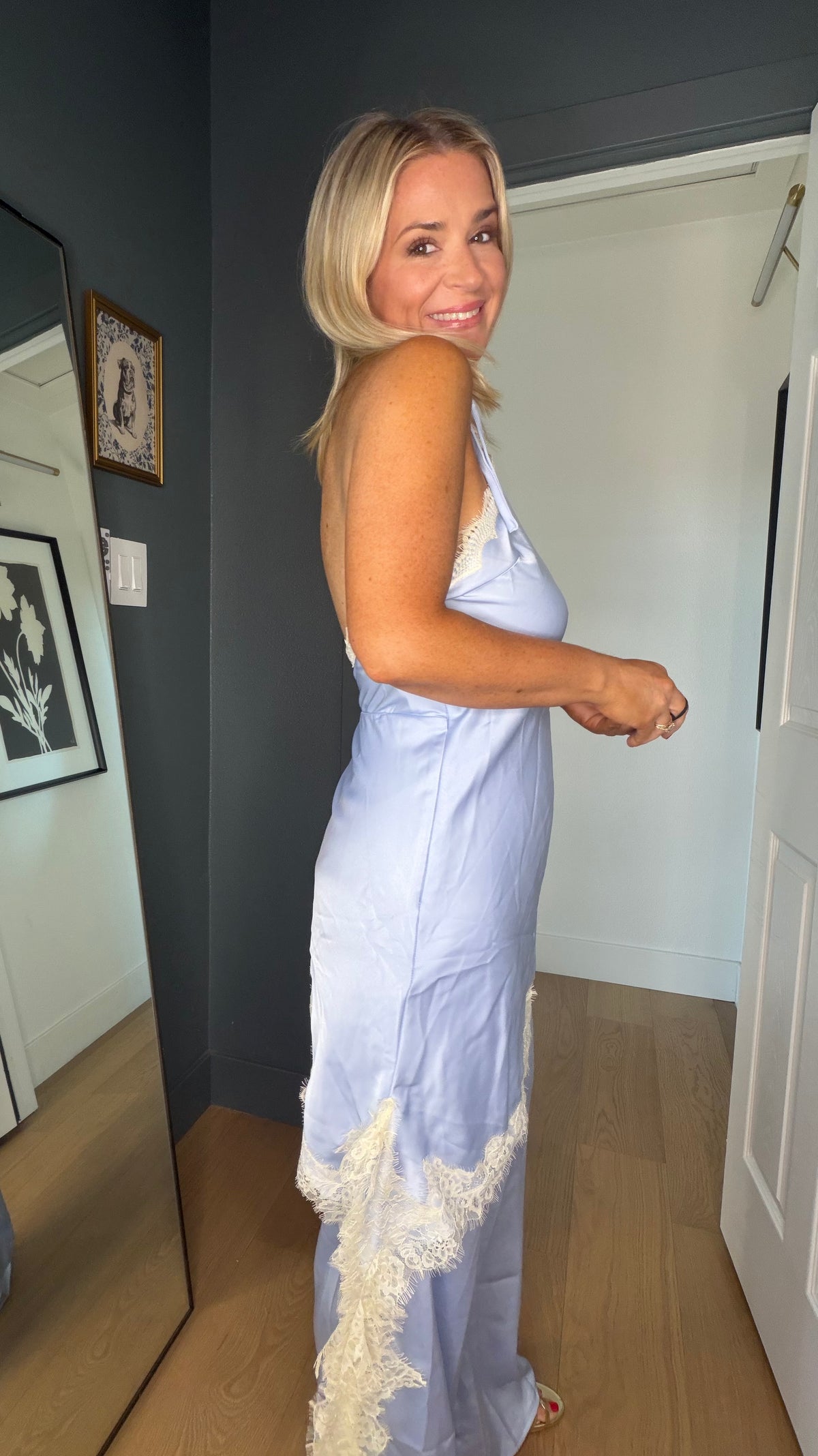 Satin Halter Jumpsuit