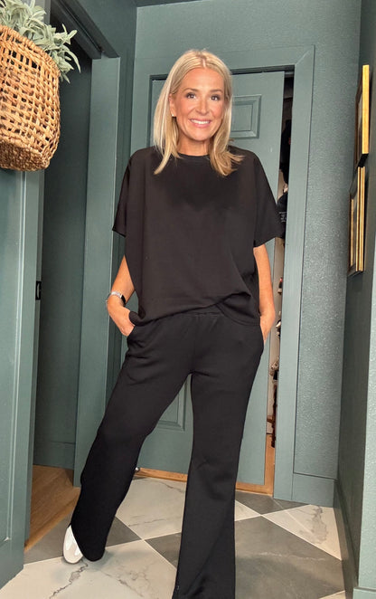 Poncho Top + Bell Bottom Modal Set