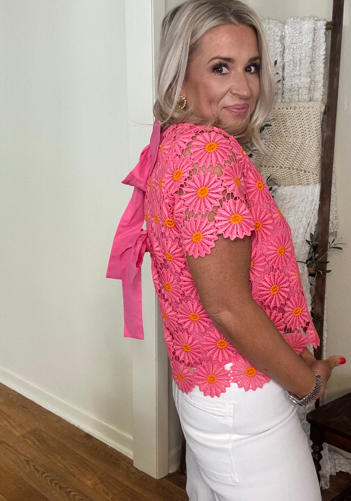 Coming Up Daisies Top- FINAL SALE