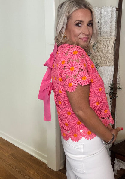 Coming Up Daisies Top- FINAL SALE