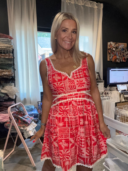 Dotted and Detail Dress-FINAL SALE