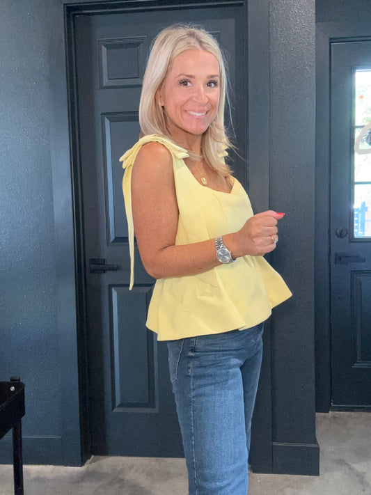Buttercream and Bows Top- FINAL SALE