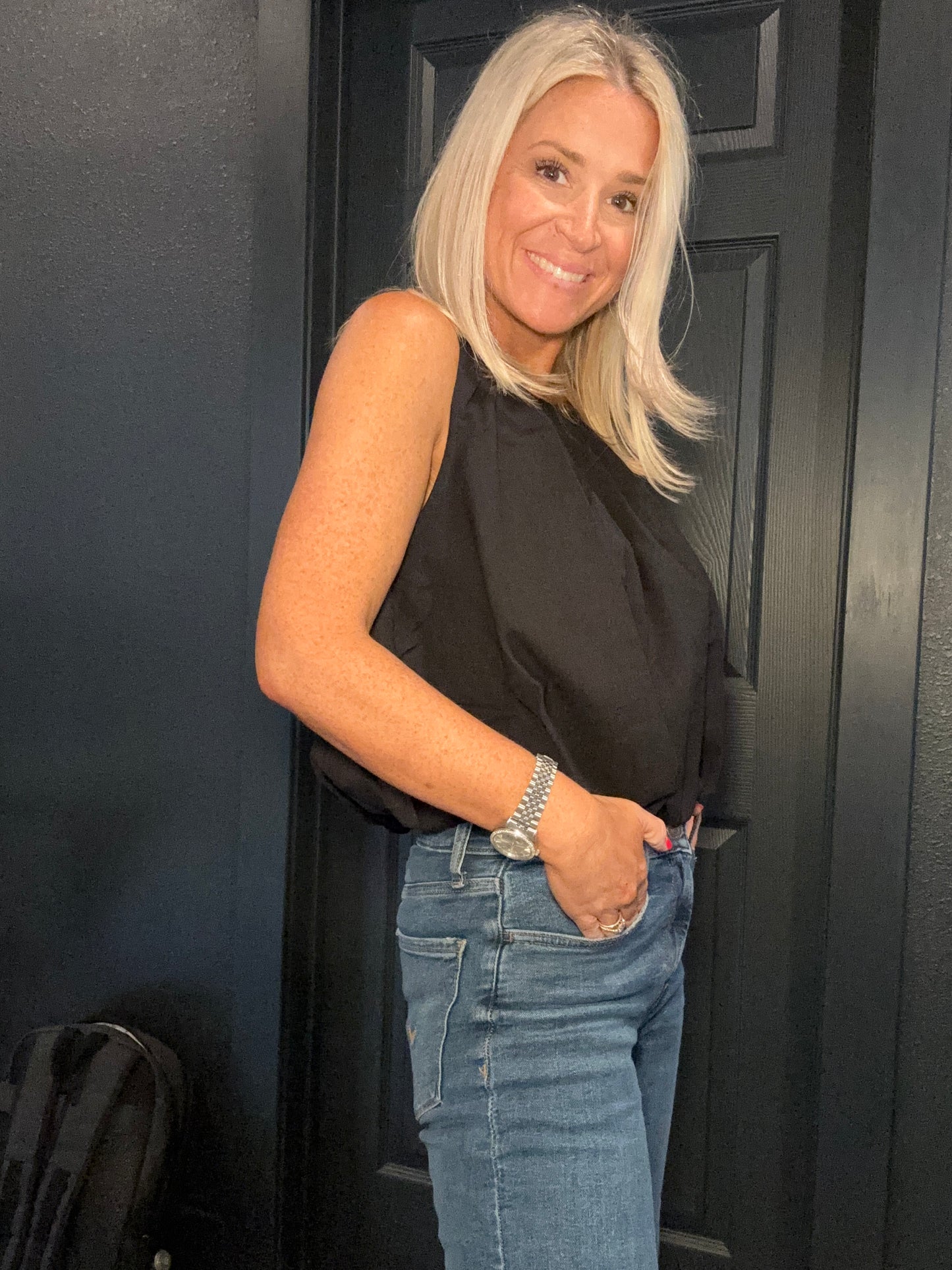 Bubble Hem Top- FINAL SALE