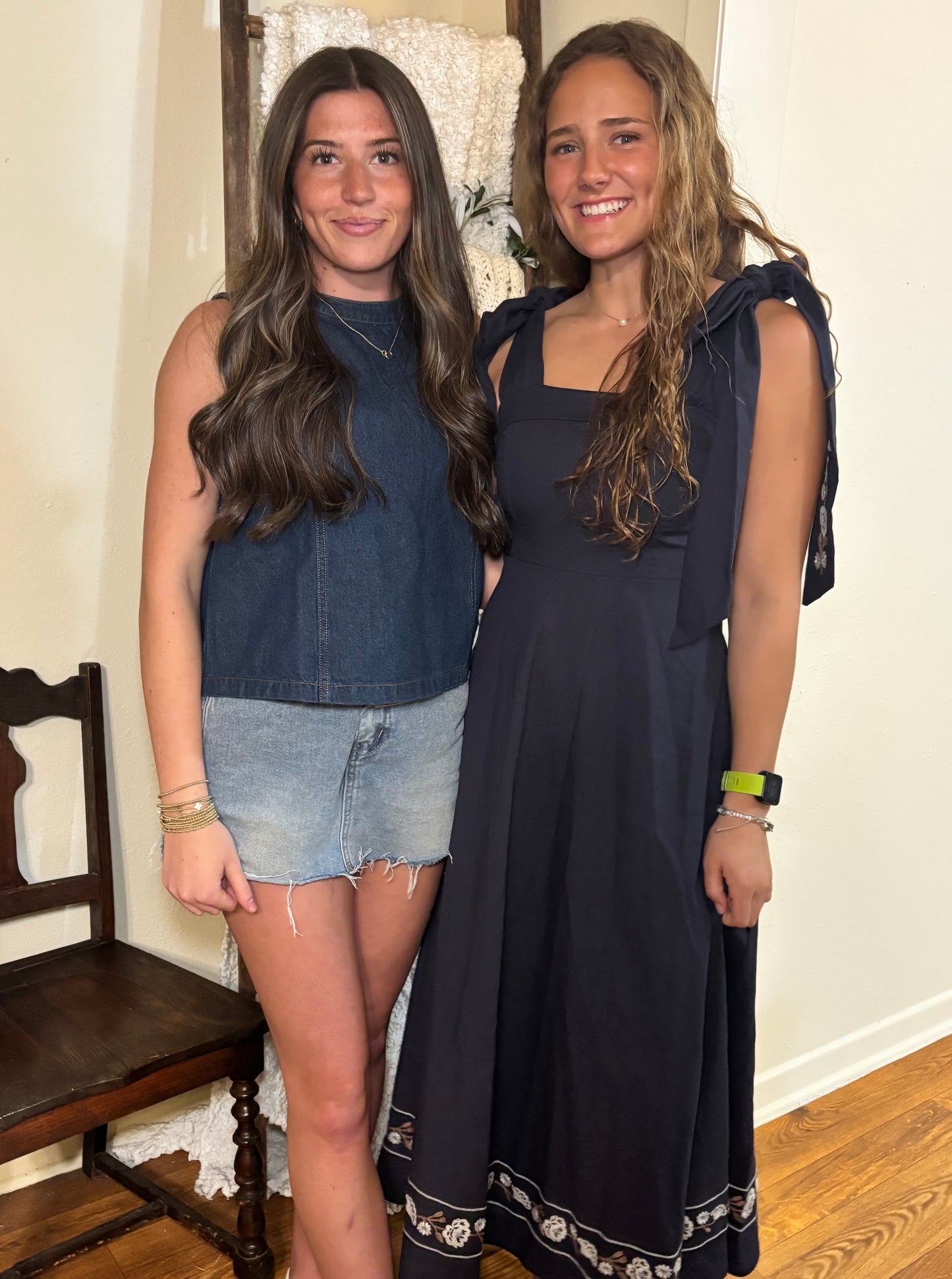 Luna Denim Top- FINAL SALE