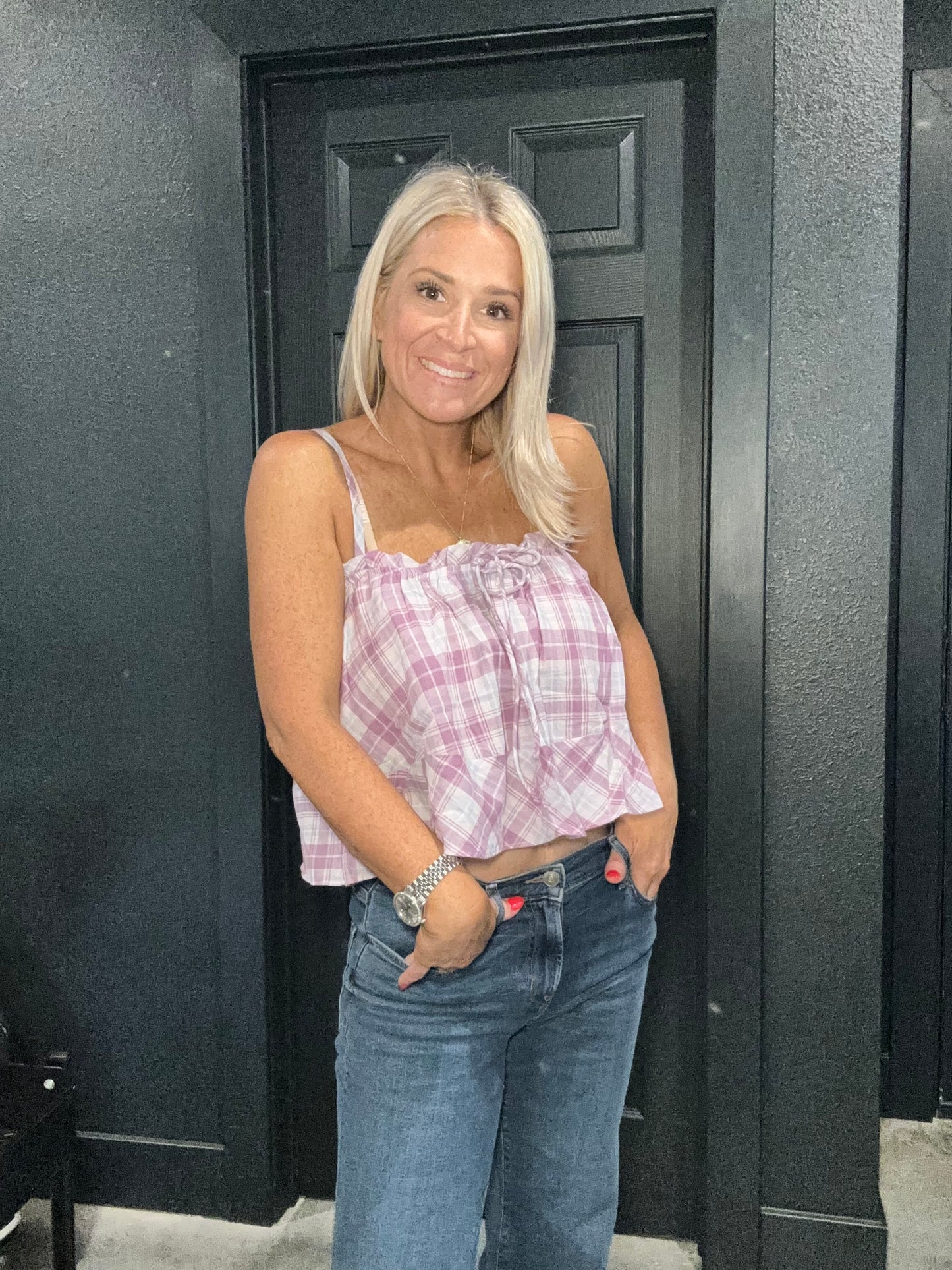 Dewberry Cami Top- FINAL SALE