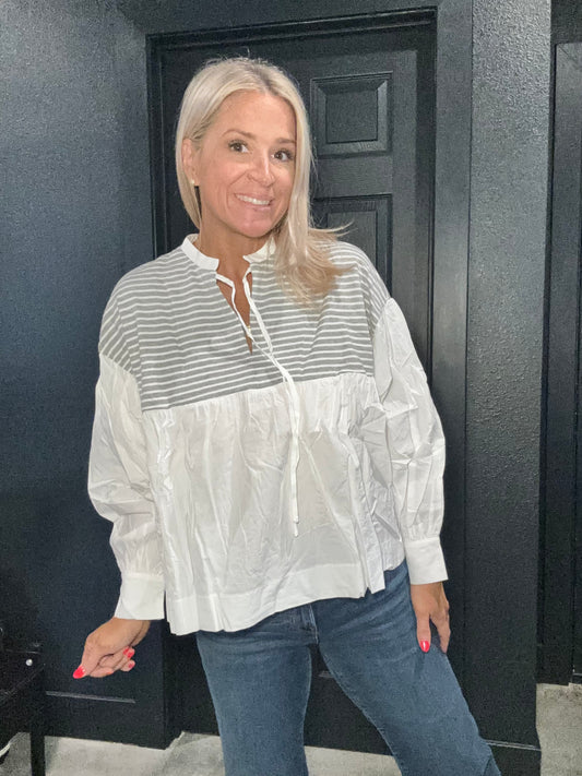 Presley Tie Top-FINAL SALE