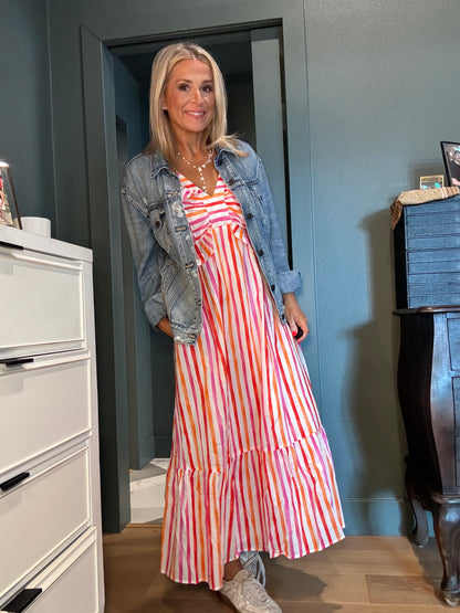 Sorbet Midi Dress-FINAL SALE