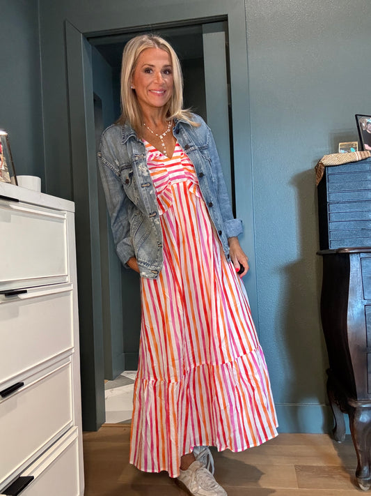Sorbet Midi Dress-FINAL SALE
