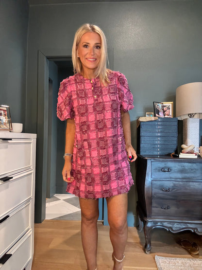 Raspberry Mini Dress