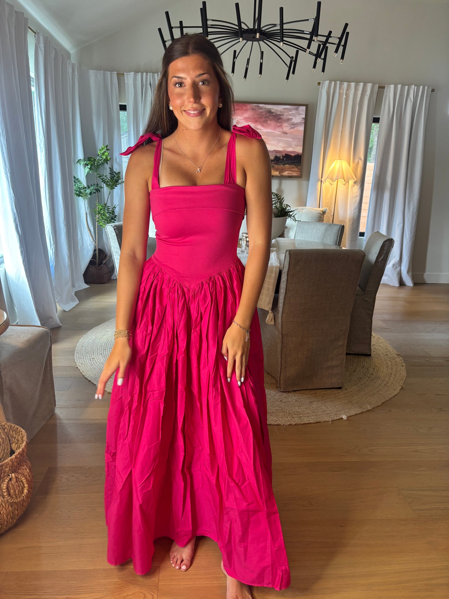 Karina Fuchsia Dress